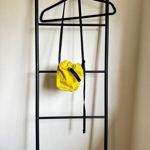 BAGGU Sour Green Mini Nylon Bucket Bag